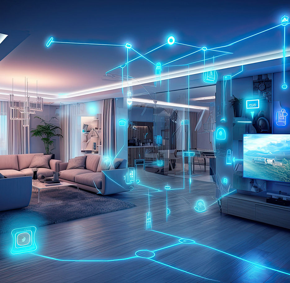 A digital-powered house.